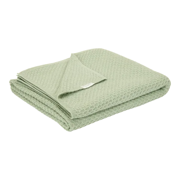 Wiegdeken - Essentials van Little Dutch in Groen – productfoto 2 van 2