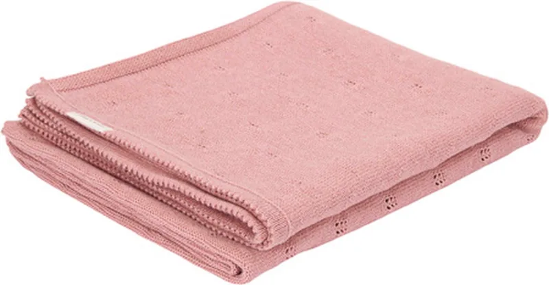 Wiegdeken - Essentials von Little Dutch in Rosa – Produktfoto