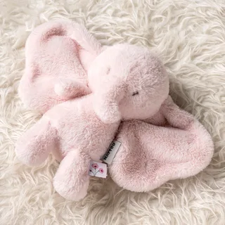 FanFan Knuffel Olifant - 30 cm - Zachte baby knuffel - Baby cadeau de Nattou en Rose – photo produit 3 sur 3