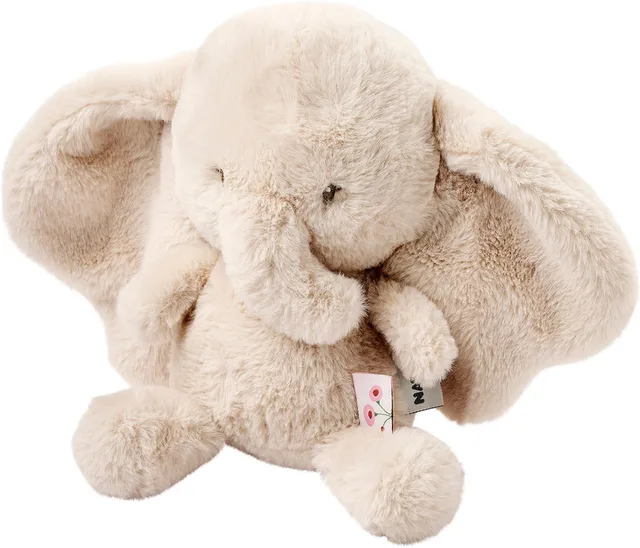 FanFan Knuffel Olifant - 30 cm - Zachte baby knuffel - Baby cadeau