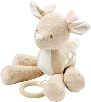 FanFan Muziekknuffel hertje - 25 cm - Zachte Knuffel met Muziek- Baby Cadeau von Nattou in Beige – Produktfoto 1 von 2