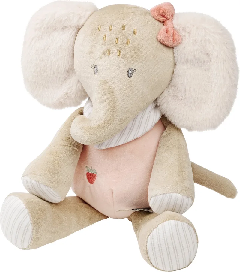 FLO, ERNEST & OLI Knuffel - Olifant - 29 cm - Roze by Nattou in Olifant Roze – product photo