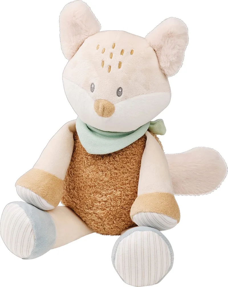 FLO, ERNEST & OLI Knuffel - Vos - 29 cm - Munt Groen de Nattou en Vos Munt – photo produit 1 sur 2