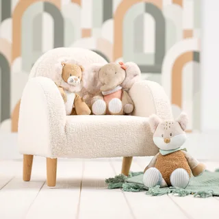 FLO, ERNEST & OLI Knuffel - Vos - 29 cm - Munt Groen de Nattou en Vos Munt – photo produit 2 sur 2
