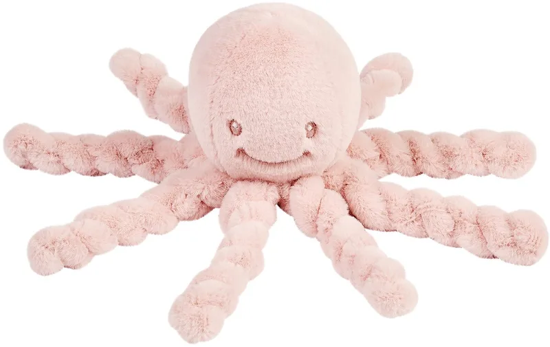 Lapidou Doudou Knuffel Octopus - 22 cm från Nattou i Poederroze – produktbild