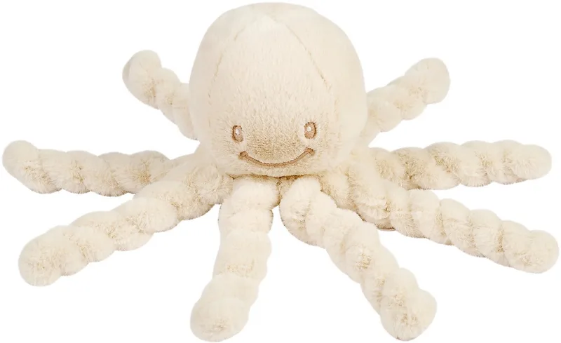 Lapidou Doudou Knuffel Octopus - 22 cm van Nattou in Zand – productfoto