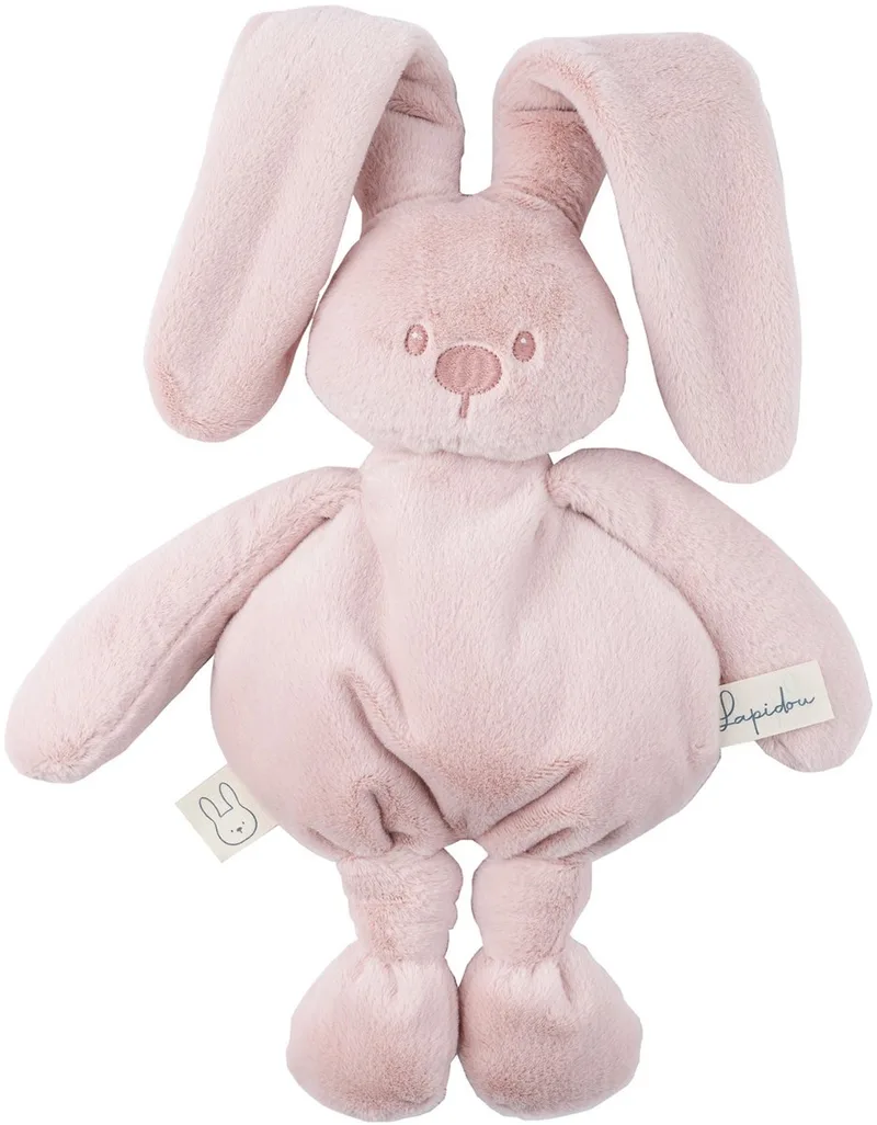 Lapidou Knuffel konijn - 30 cm - Zachte baby knuffel - Baby cadeau från Nattou i Poederroze – produktbild