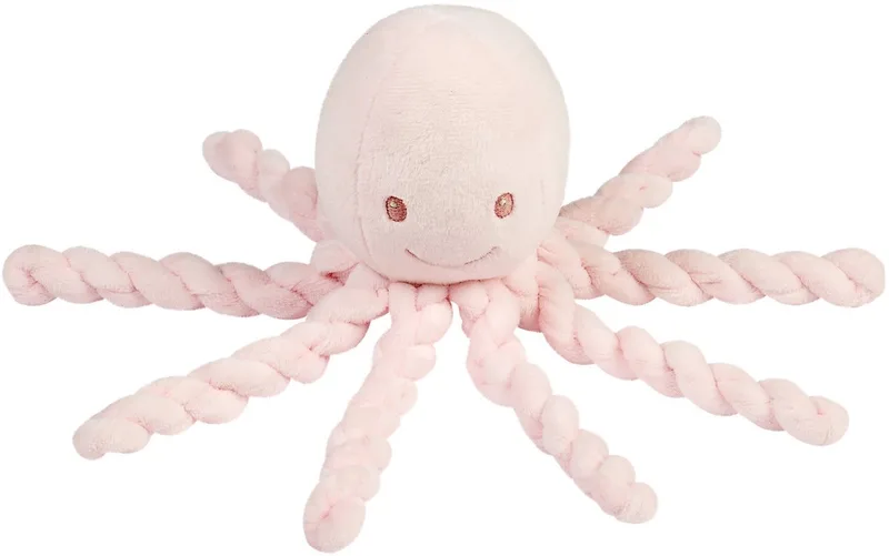 LAPIDOU Knuffel - Octopus - 22 cm van Nattou in Roze – productfoto