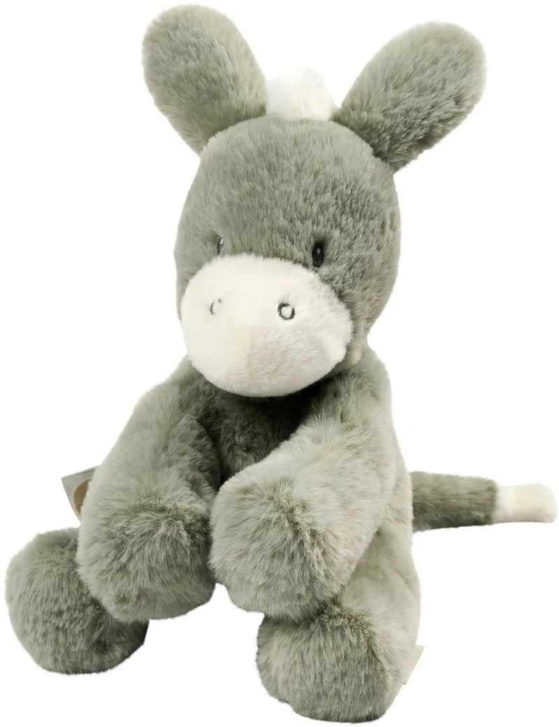 LouLou Knuffel Ezel - Zachte Baby Knuffel - Baby Cadeau - 30 cm by Nattou in Dark green – product photo