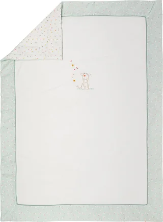 Mila, Lana en Zoe - Dekentje Baby - 135x100 cm - Wit van Nattou in Wit Mila – productfoto 1 van 2