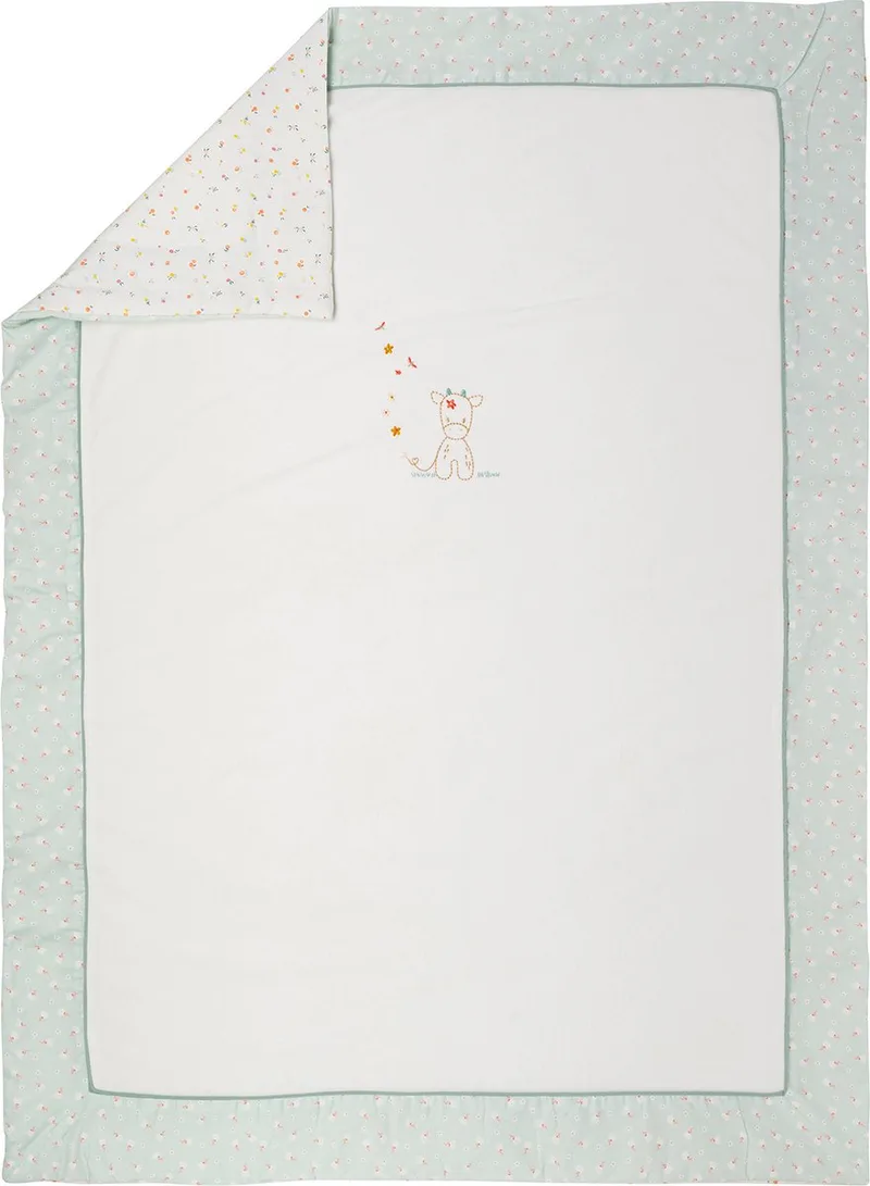 Mila, Lana en Zoe - Dekentje Baby - 135x100 cm - Wit van Nattou in Wit Mila – productfoto 1 van 2