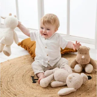 TEDDY Knuffel - Neushoorn - 30 cm - Karamel van Nattou in Teddy Karamel – productfoto 2 van 3