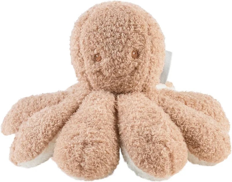 TEDDY Knuffel - Octopus - 20 cm - Karamel van Nattou in Teddy Karamel – productfoto