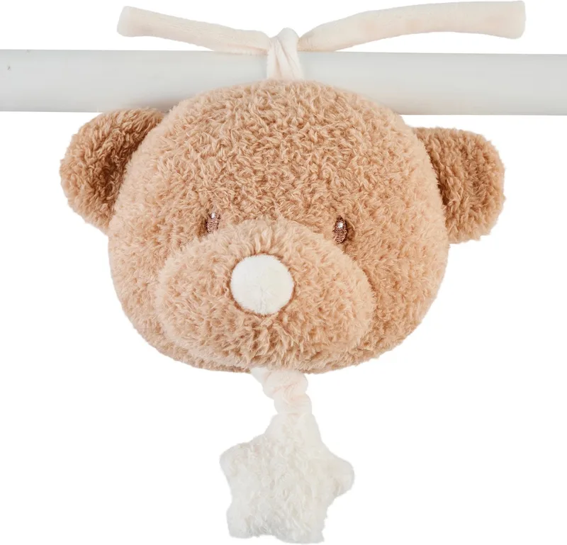 TEDDY Muziek Knuffel - Beer - 16 cm - Karamel by Nattou in Beer Karamel – product photo
