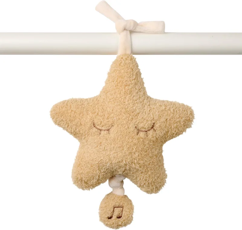 TEDDY Muziek Knuffel - Ster - 20 cm - Honing van Nattou in Ster Honing – productfoto 1 van 3