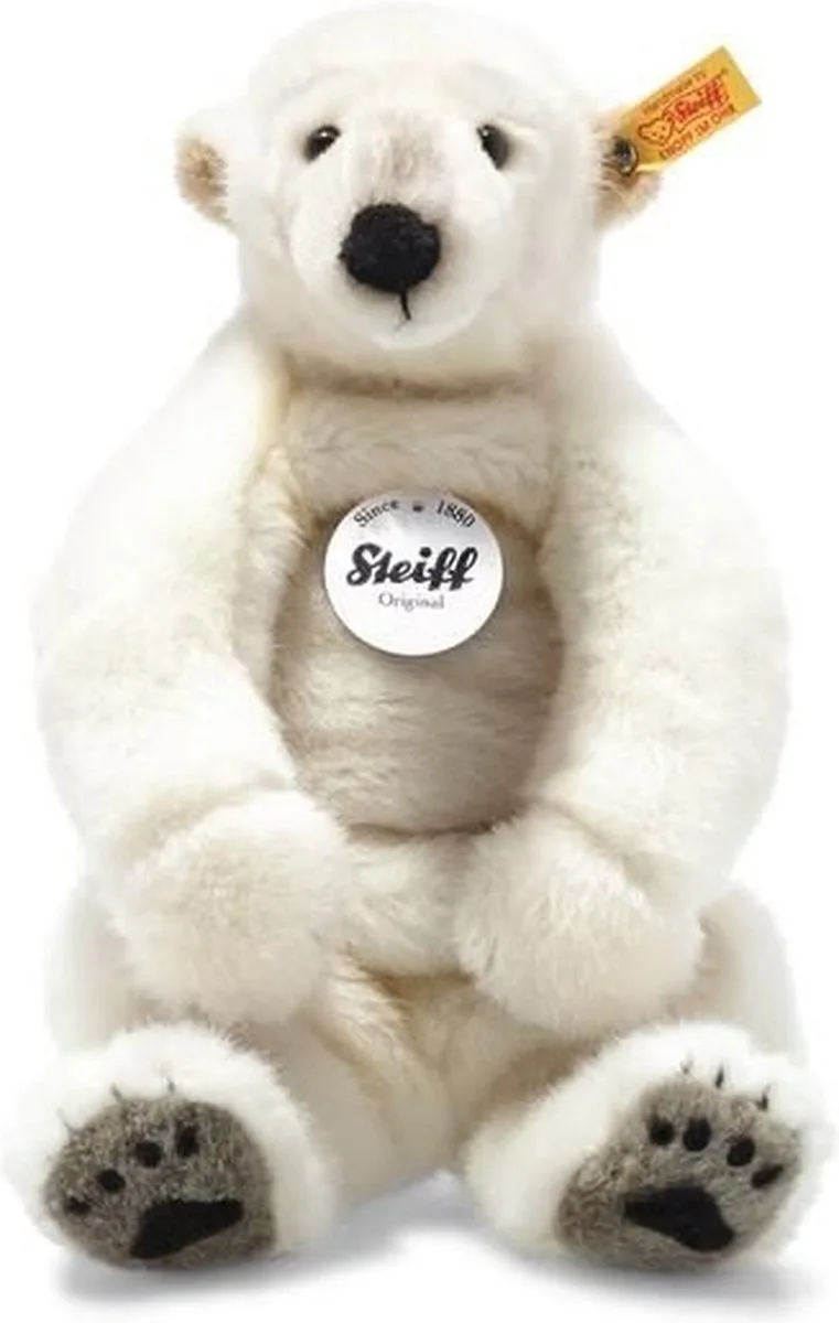 knuffel ijsbeer Nanouk de Steiff en Blanc – photo produit