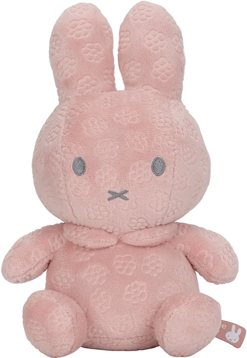 Nijntje knuffel - 20cm - pink flower från Tiamo i Rosa – produktbild