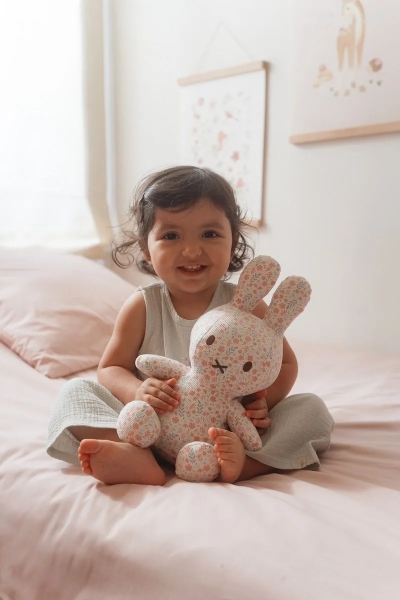 Nijntje x Little Dutch - All-Over Knuffel - 30 cm - Lucky Blossom de Tiamo en Multicolore – photo produit 4 sur 4