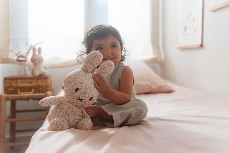 Nijntje x Little Dutch - All-Over Knuffel - 30 cm - Lucky Blossom de Tiamo en Multicolore – photo produit 3 sur 4