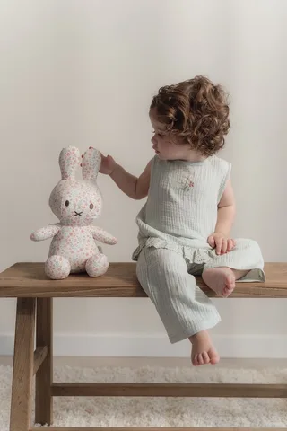 Nijntje x Little Dutch - All-Over Knuffel - 30 cm - Lucky Blossom de Tiamo en Multicolore – photo produit 2 sur 4