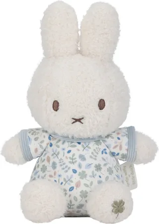 Nijntje x Little Dutch - Knuffel - 20 cm - Lucky Leaves van Tiamo in Blauw – productfoto 1 van 4