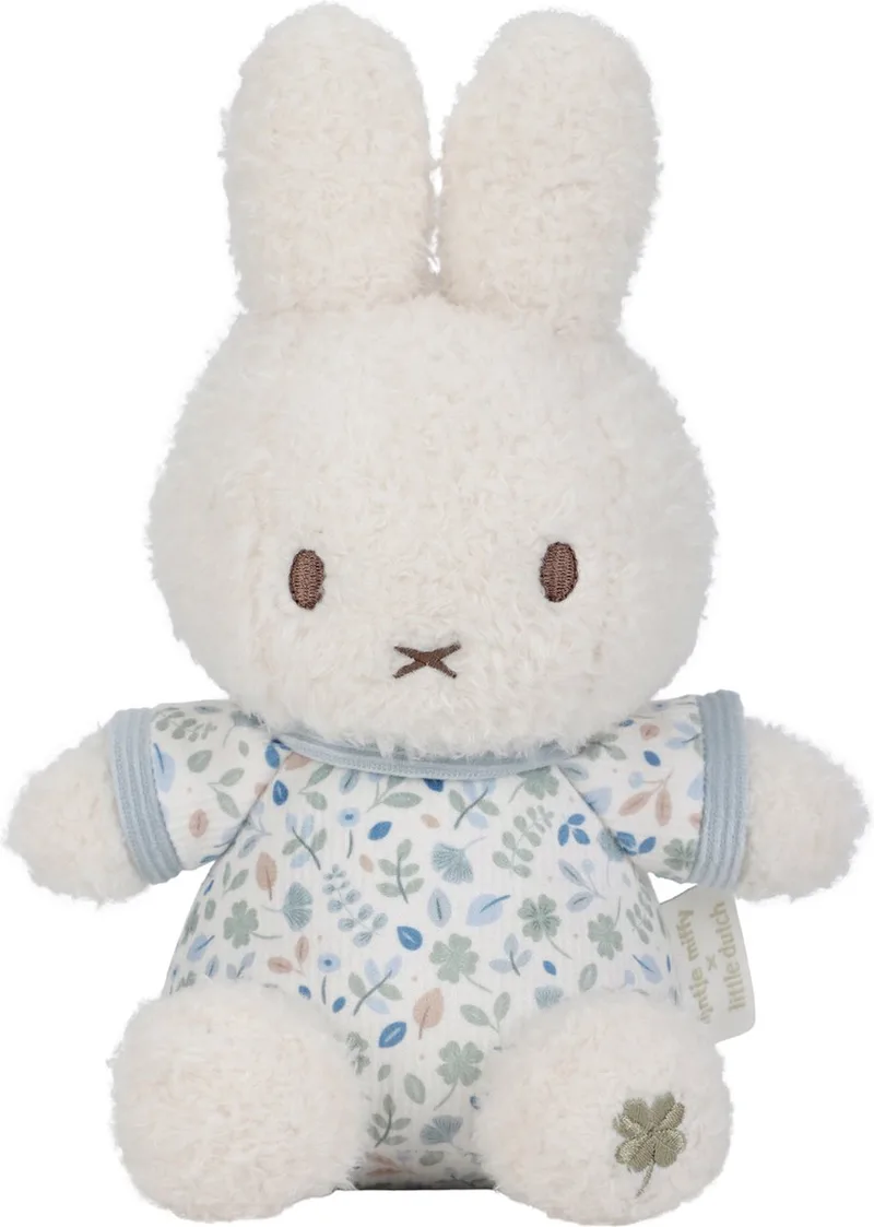Nijntje x Little Dutch - Knuffel - 20 cm - Lucky Leaves van Tiamo in Blauw – productfoto 1 van 4