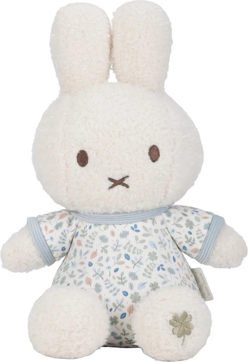 Nijntje x Little Dutch - Knuffel - 30 cm - Lucky Leaves van Tiamo in Blauw – productfoto 1 van 4