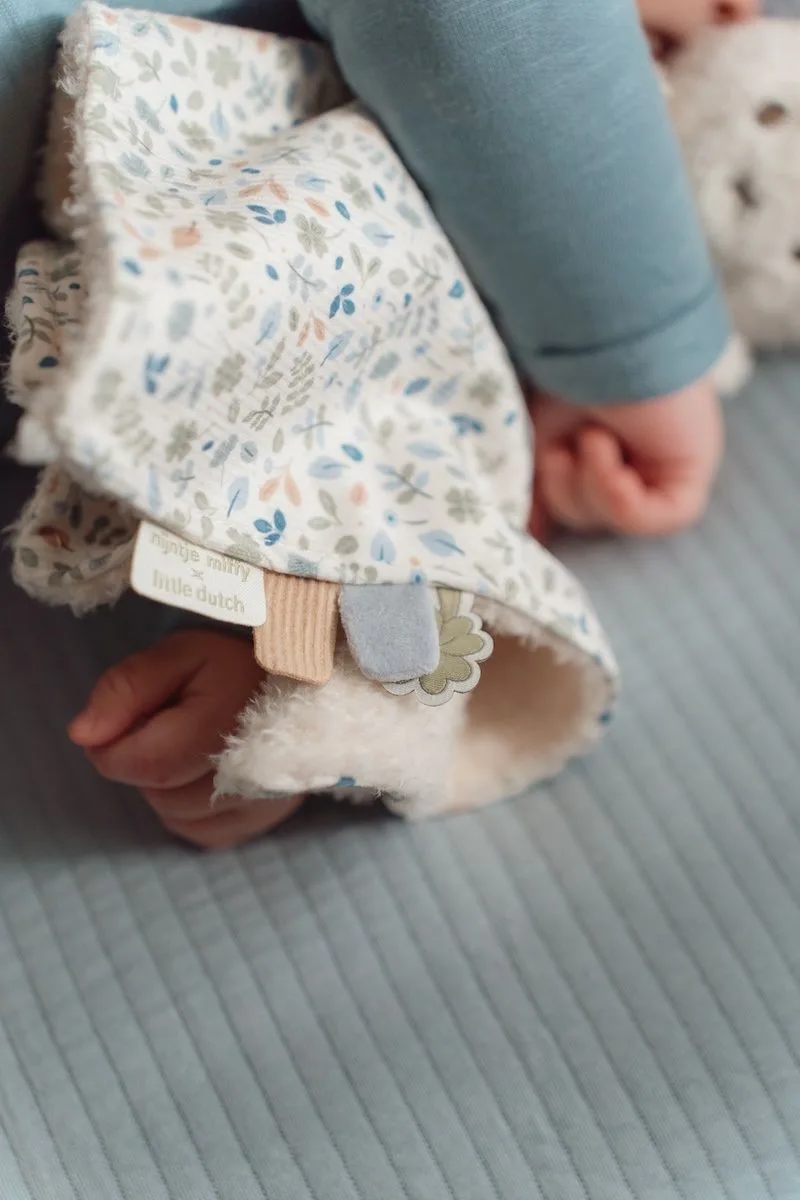 Nijntje x Little Dutch - Knuffeldoekje - Lucky Leaves de Tiamo en Bleu – photo produit 3 sur 4