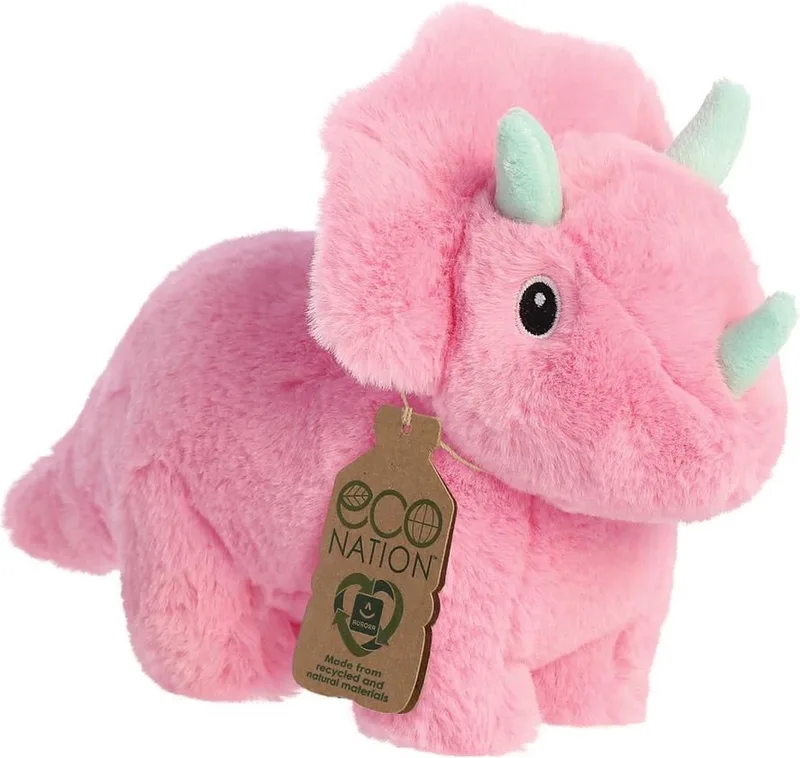 ECO Nation Triceratops - Knuffels de Aurora en Multicolore – photo produit