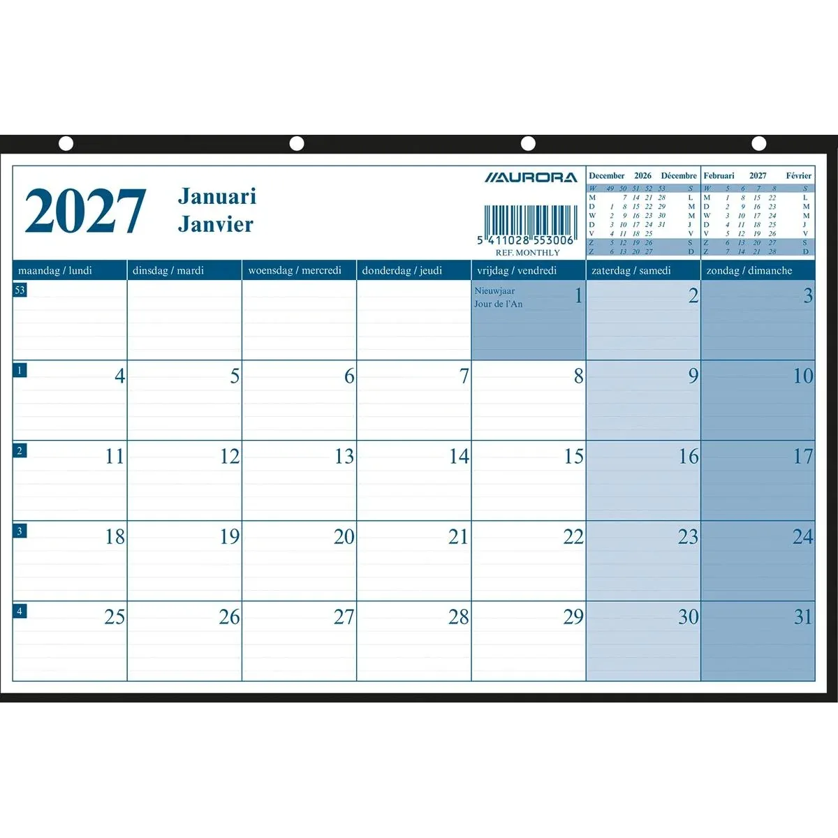 Monthly, 2027 by Aurora – product photo