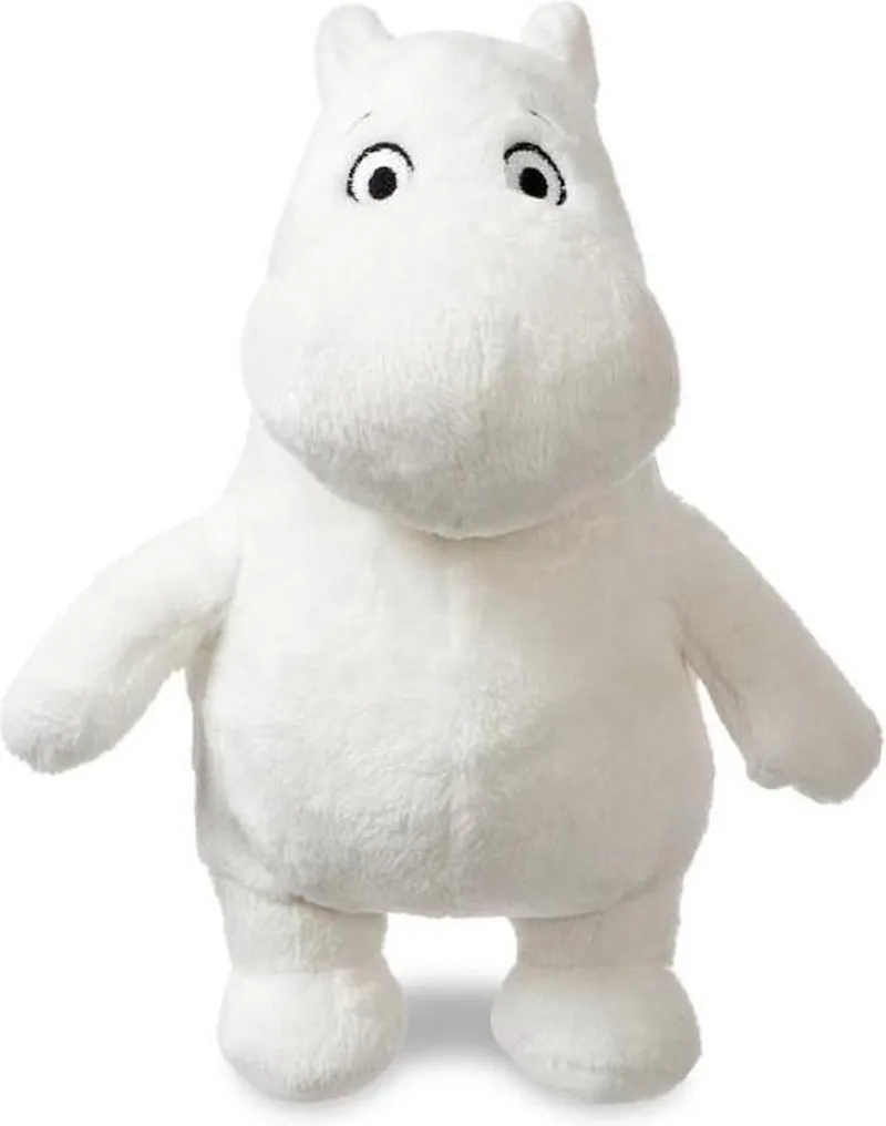 Muminki Serie - Staande Knuffel - 17 cm - Zacht Materiaal de Aurora en Blanc – photo produit