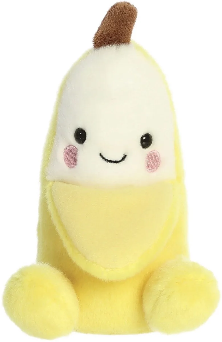 Palm Pals Banaan Knuffel - 13 cm fra Aurora i Gul – produktbillede