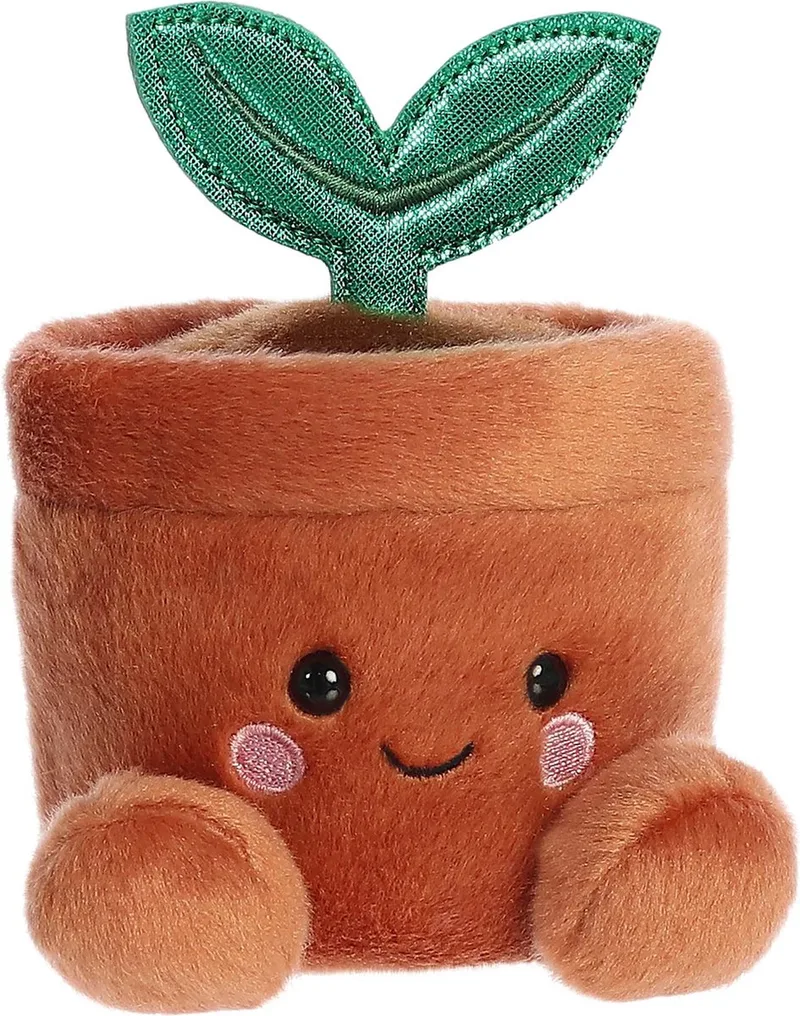 Palm Pals Potplant Knuffel – 13 cm de Aurora en Multicolore – photo produit