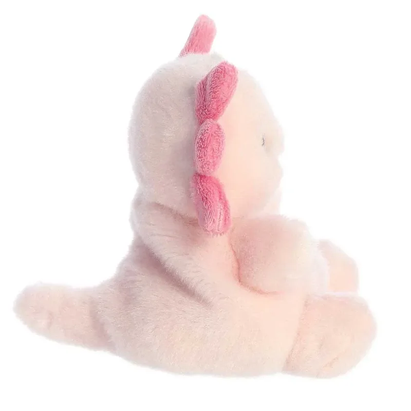 Palm Pals Serie - Axolotl Knuffel - 13 cm - Zacht Materiaal fra Aurora i Lyserød – produktbillede 4 af 6