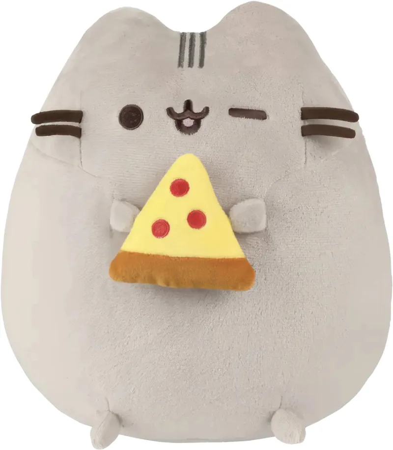 Pusheen knuffel - Pizza - 26 cm by Aurora in Light grey – product photo