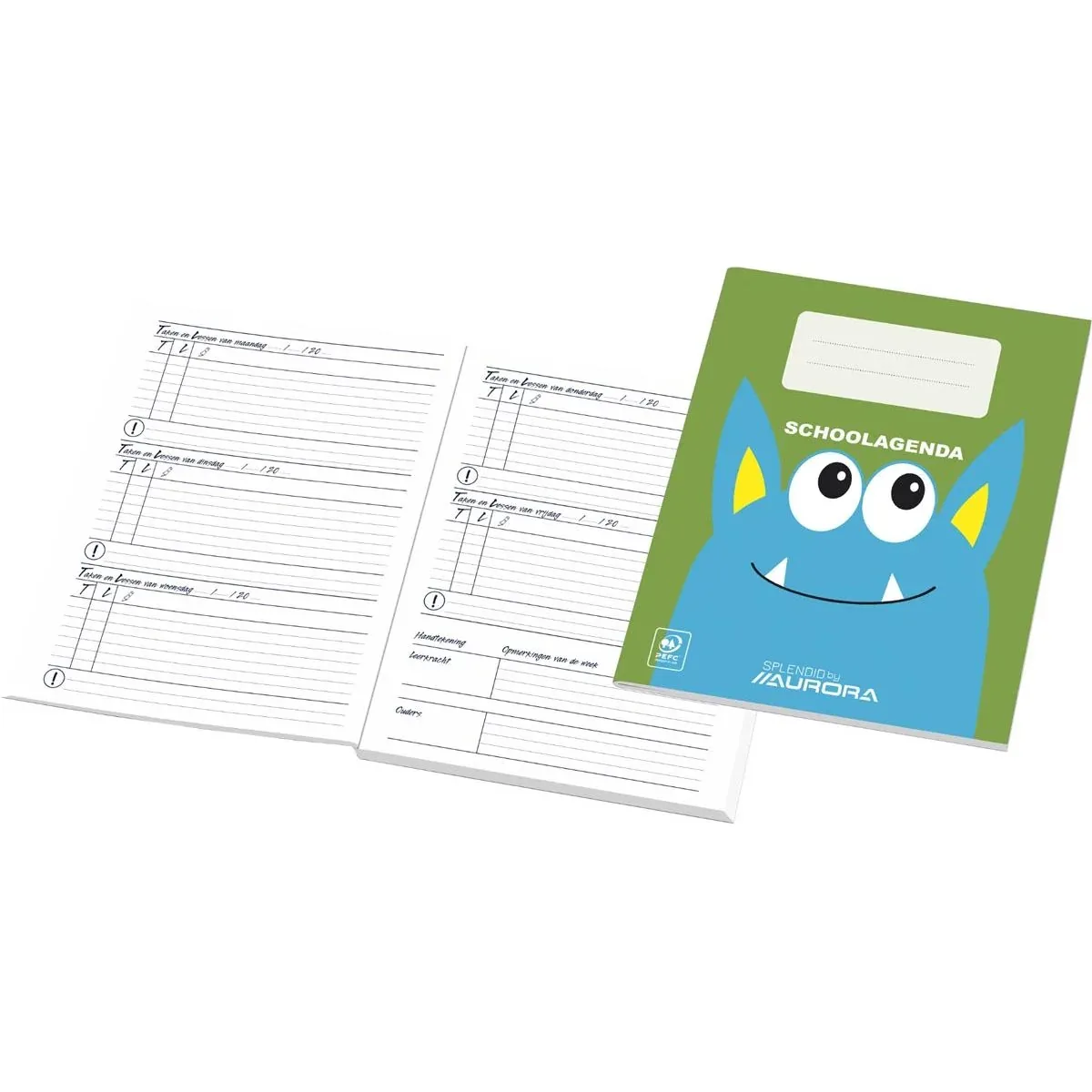 schoolagenda Nederlandstalig eeuwigdurend by Aurora – product photo