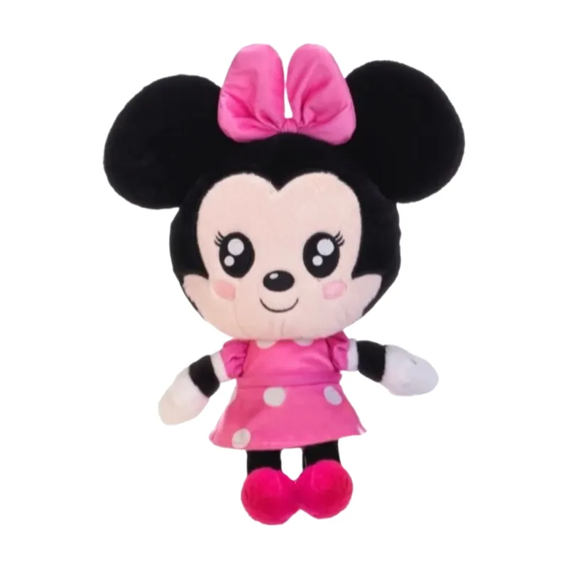 Chibi collectie pluche speelgoed Minnie Mouse - 25 cm, rood en wit van Disney – productfoto