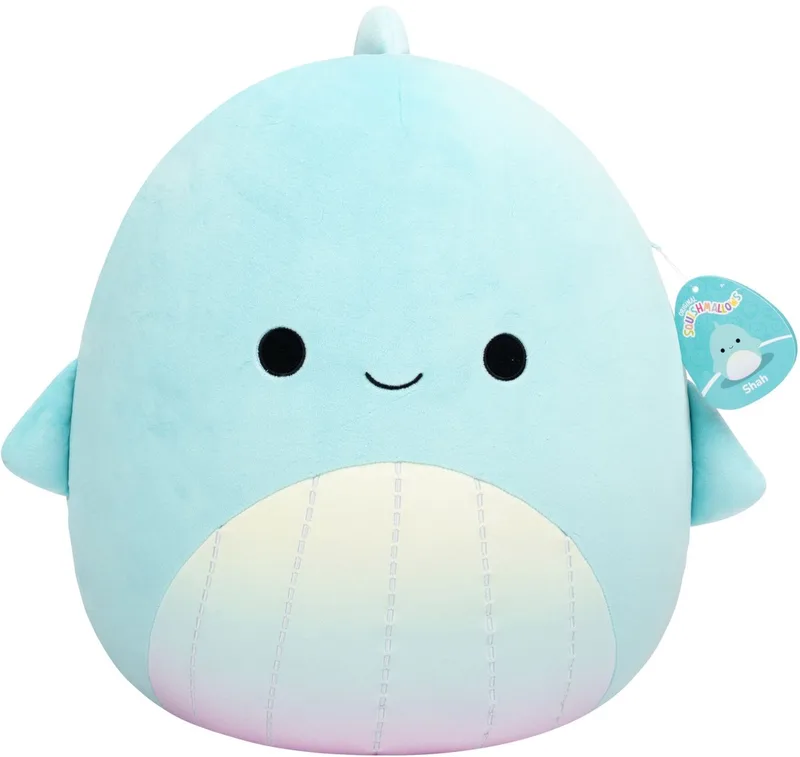 Squishmallows - Large Plush (Shah - Teal Whale W/Rainbow Belly) - 40cm Plush van Jazwares in Meerkleurig – productfoto