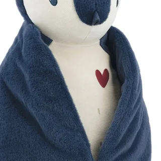 Complices – Pinguin knuffel - 50 cm. - Met inbakerdoek fra Kaloo i Pinguïn – produktbillede 4 af 6