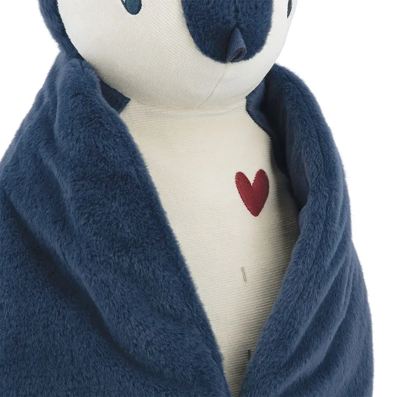 Complices – Pinguin knuffel - 50 cm. - Met inbakerdoek fra Kaloo i Pinguïn – produktbillede 4 af 6