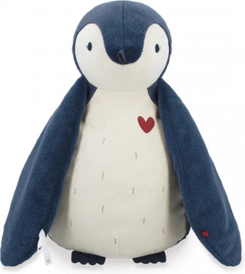 Complices – Pinguin knuffel - 50 cm. - Met inbakerdoek fra Kaloo i Pinguïn – produktbillede 1 af 6