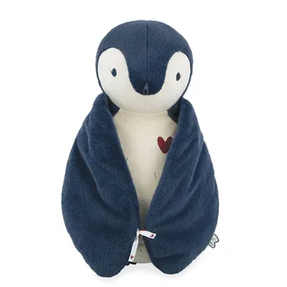 Complices – Pinguin knuffel - 50 cm. - Met inbakerdoek fra Kaloo i Pinguïn – produktbillede 3 af 6
