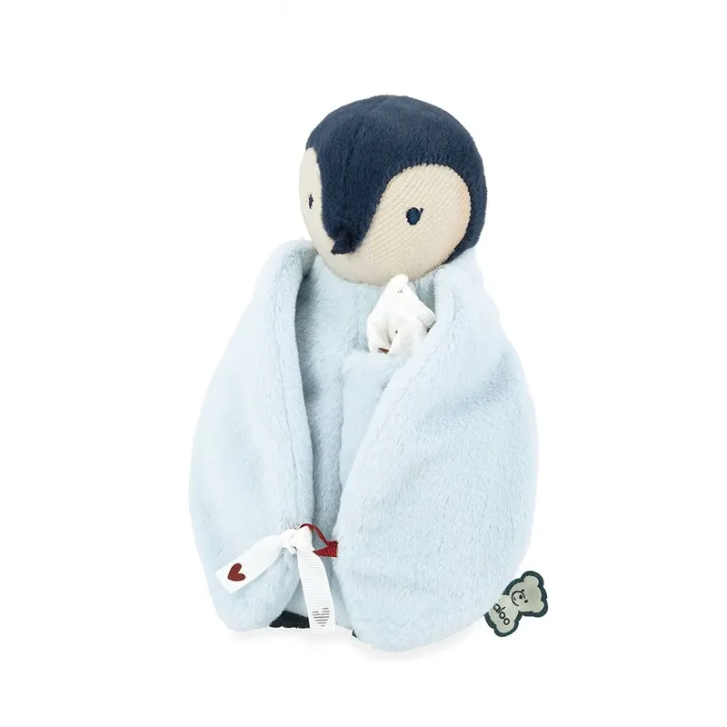 Complices – Pinguin - Knuffel doek fra Kaloo i Blå – produktbillede 3 af 6