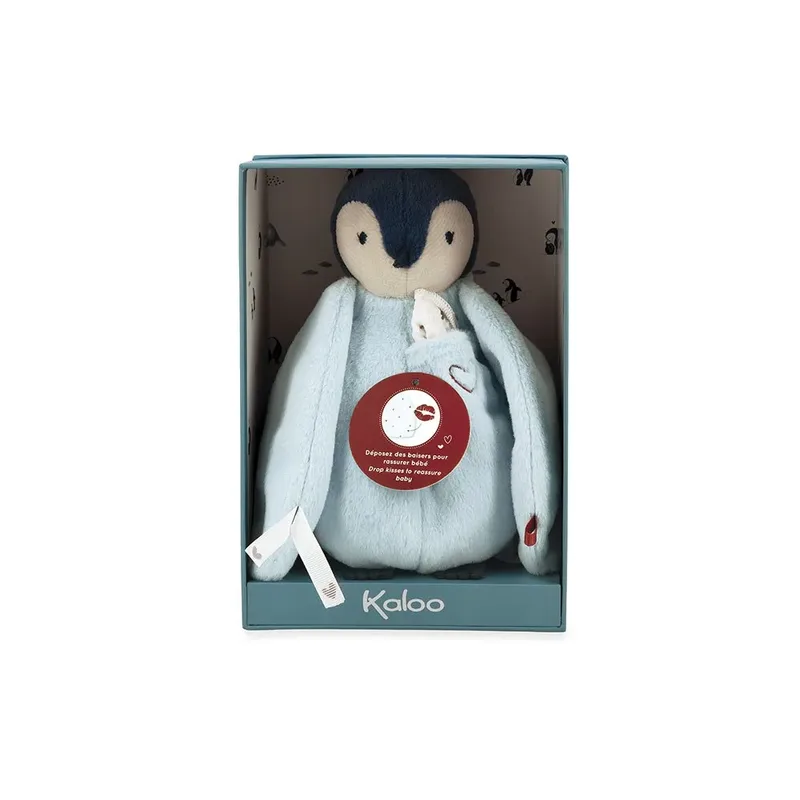 Complices – Pinguin - Knuffel doek fra Kaloo i Blå – produktbillede 5 af 6