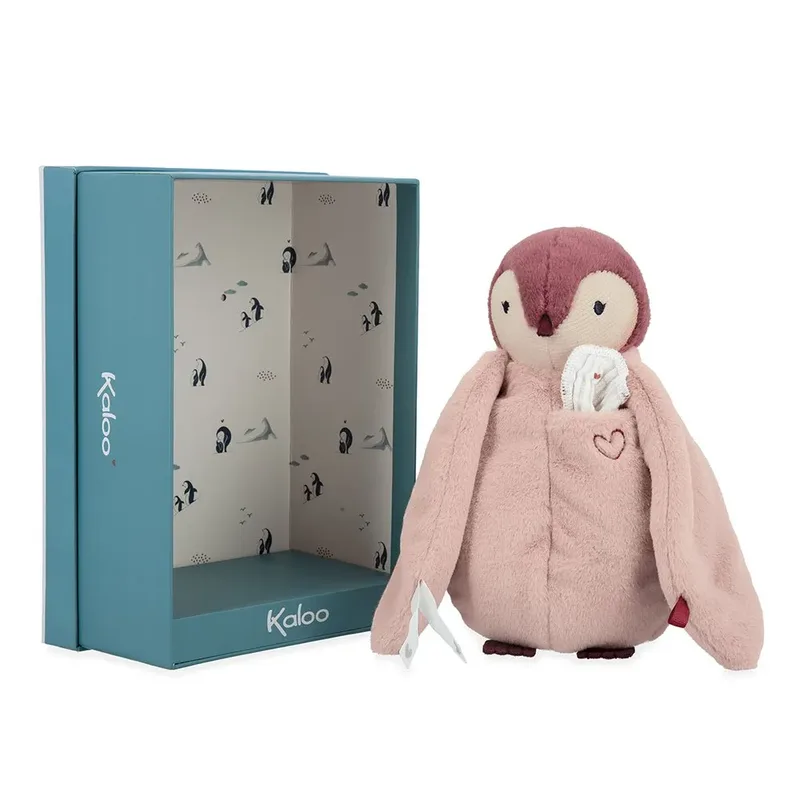 Complices – Pinguin - Knuffel doek by Kaloo in Pink – product photo 6 of 6