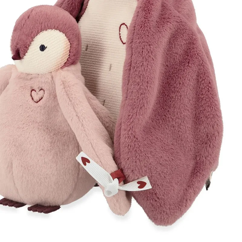 Complices – Pinguin met kusjesdoek van Kaloo in Roze – productfoto 4 van 6