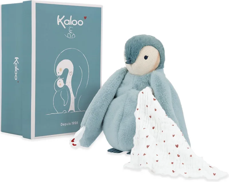 Groene pinguïn knuffel met geurdoekje by Kaloo in Green – product photo 1 of 6