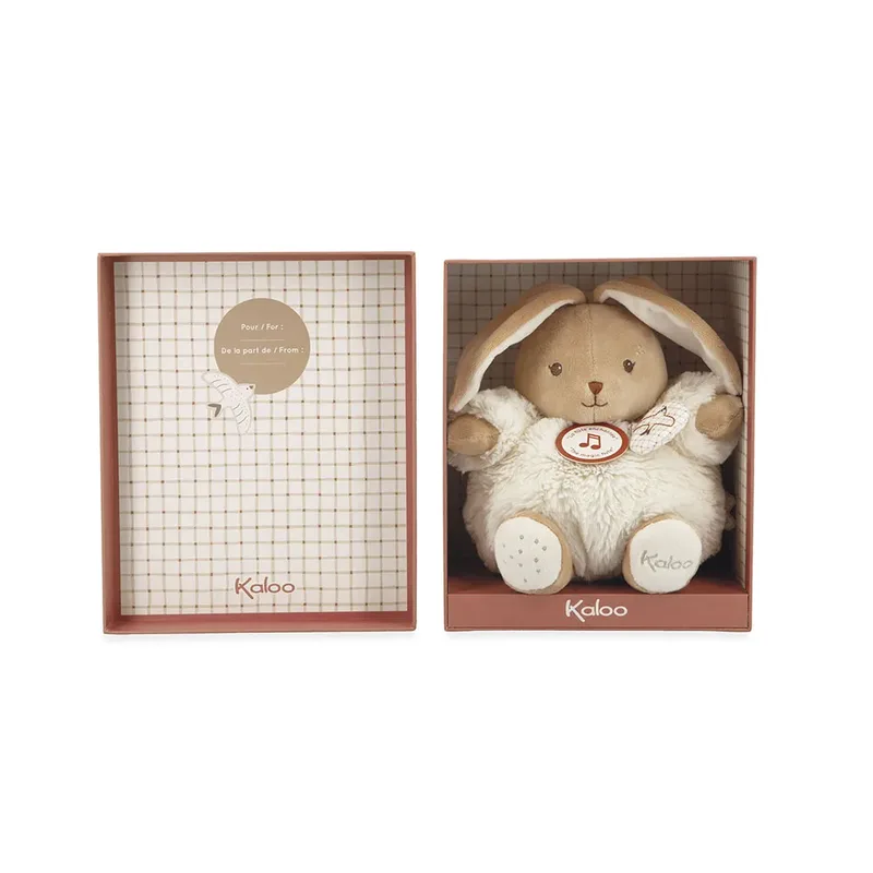 Mollige Konijn Muzikale Teddy 17 Cm från Kaloo – produktbild 3 av 3