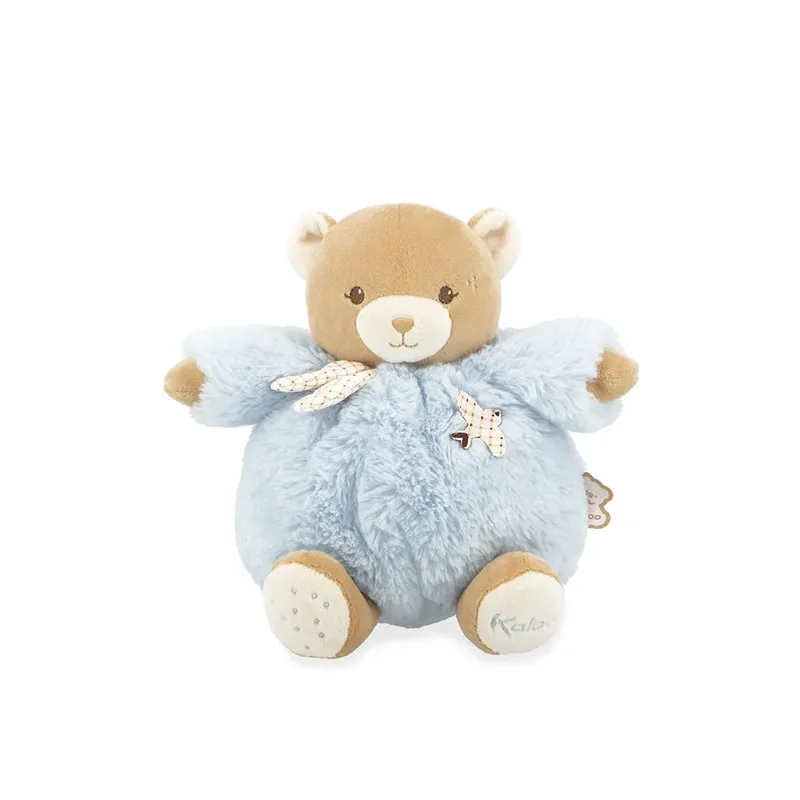 Patapouf - Knuffel - Beer - 17 cm. - Kleur blauw van Kaloo in Blauwe Beer – productfoto 2 van 2