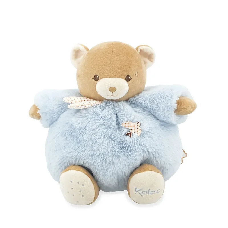 Patapouf - Knuffel - Beer - 25 cm. - Kleur blauw van Kaloo in Blauwe Beer – productfoto 2 van 3